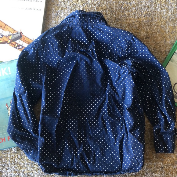 H&M L.O.G.G. Label of Graded Goods kids button down dress shirts bundle blue dot - Picture 5 of 8